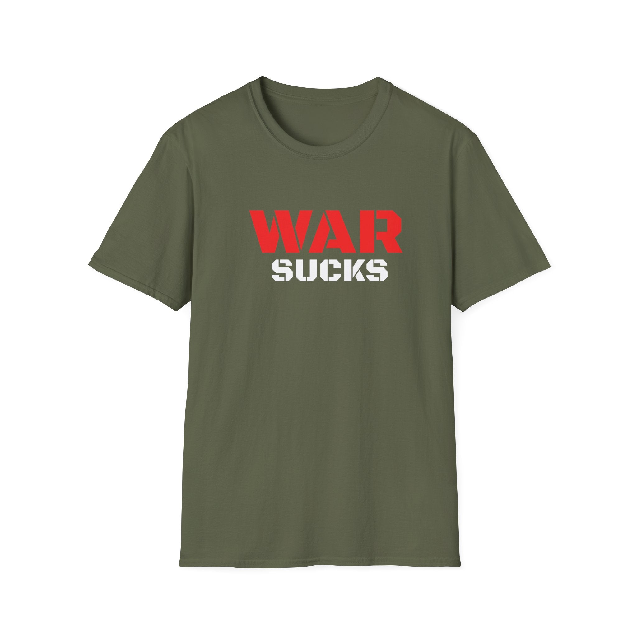 WAR SUCKS T-Shirt - Bold Statement Graphic Tee/Unisex Premium Cotton Shirt