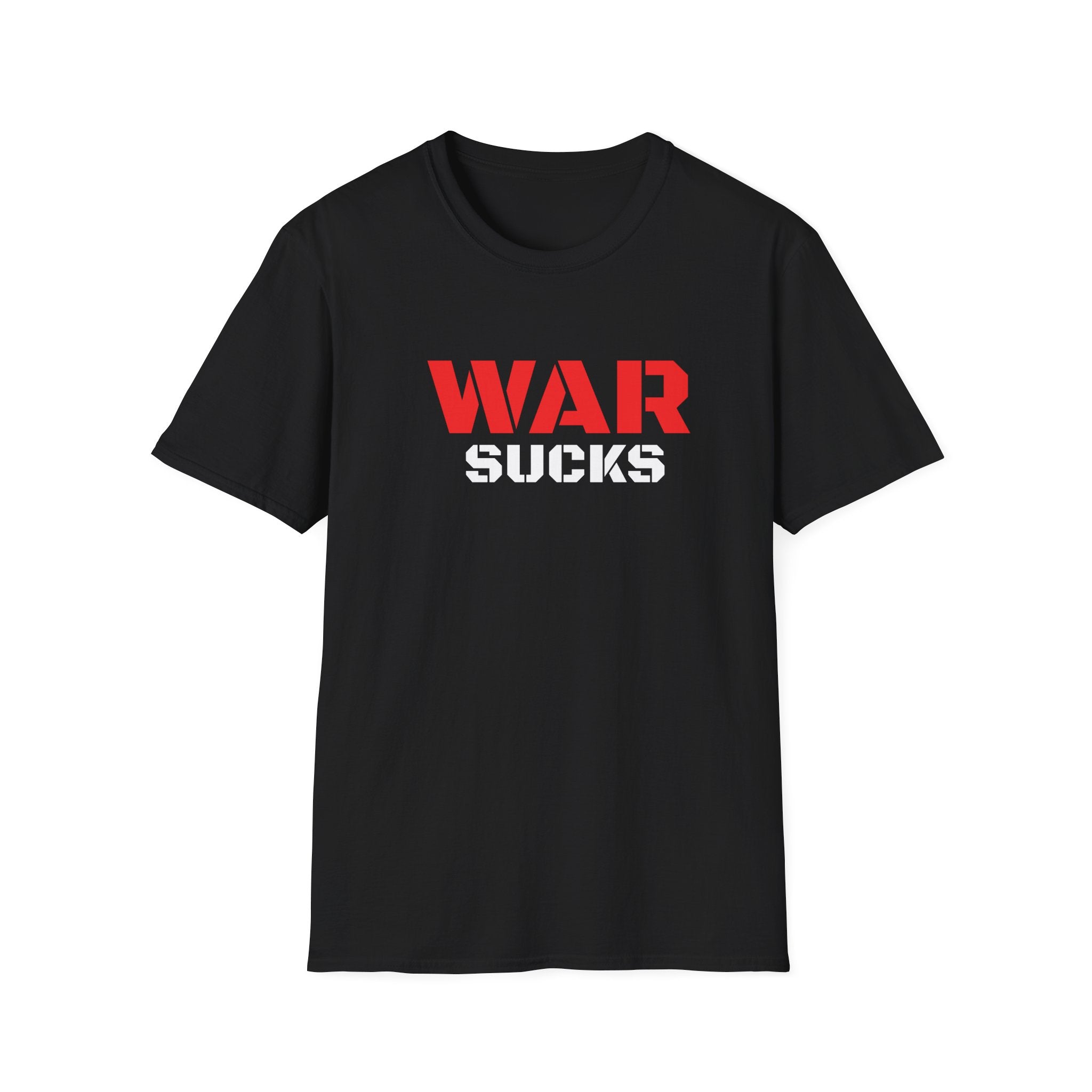 WAR SUCKS T-Shirt - Bold Statement Graphic Tee/Unisex Premium Cotton Shirt